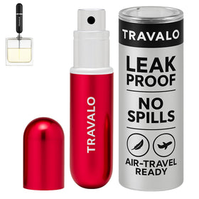 Travalo Classic HD volume window shows remaining perfume for precise refills on the go.