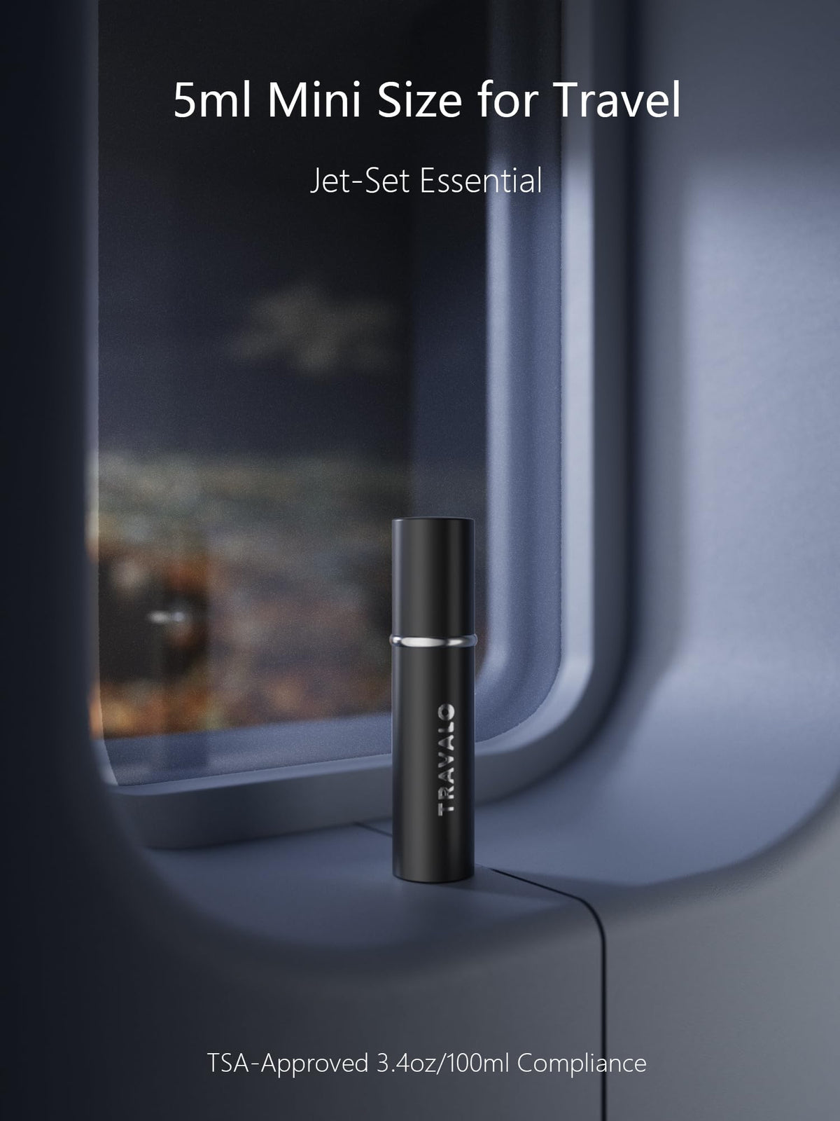 Travalo ESSENTI BLACK gift-ready atomizer for fragrance lovers.