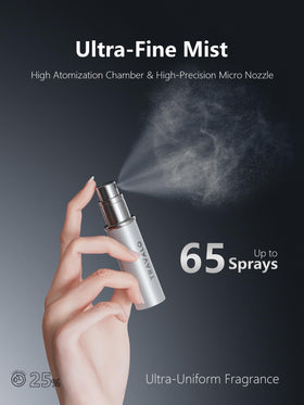 Travalo leakproof airtight vial preserves fragrance freshness during daily trips and flights