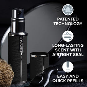 Travalo Milano airtight vial minimizes evaporation and spills in a compact bottle.