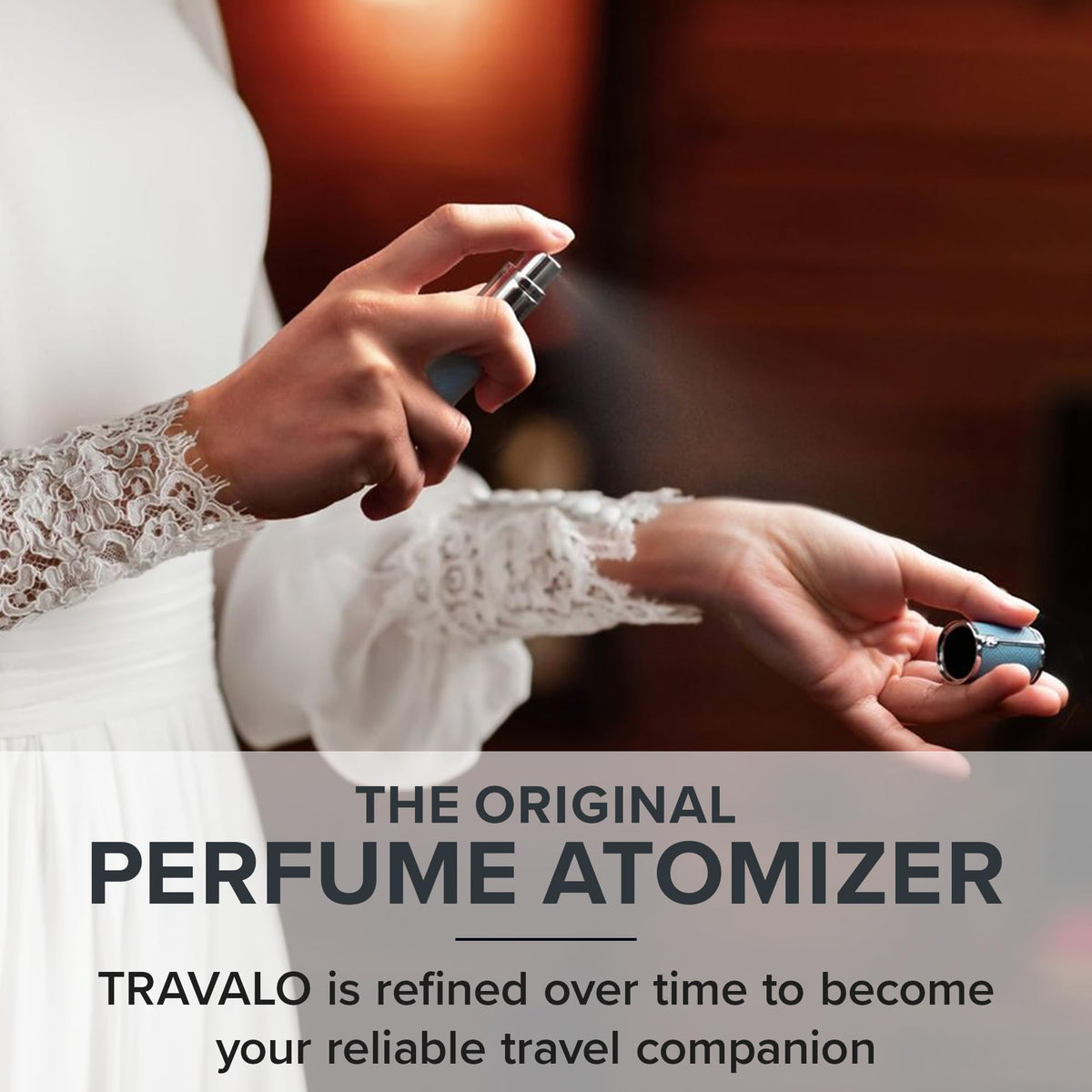 Travalo Milano gift-ready box for a stylish fragrance accessory.