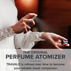 Travalo Milano gift-ready box for a stylish fragrance accessory.
