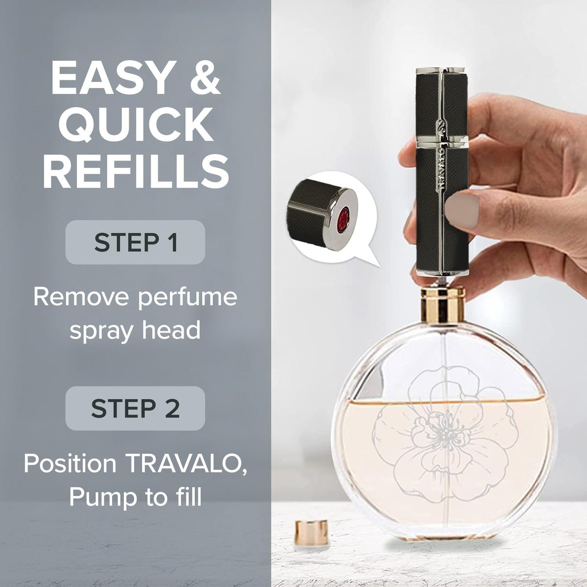 Travalo Milano travel-ready size fits purses, gym bags, and carry-ons.