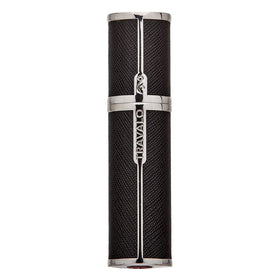 Travalo Milano vegan leather shell with polished metal for durability and a premium feel.