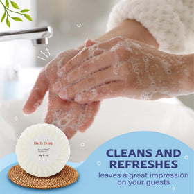 Travelwell American-made quality hotel soaps with a refreshing scent.