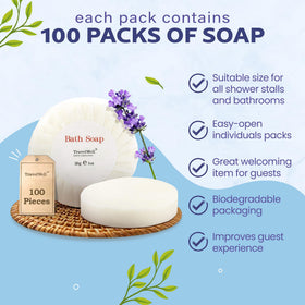 Travelwell travel mini soap 1oz, perfect for guest kits on the go.