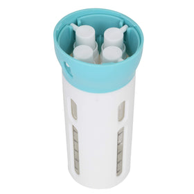 Travigo 4-in-1 dispenser transparent windows allow checking fill levels
