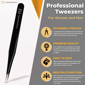 TRBC surgical steel tip ensures durable, precise tip for fine grooming tasks