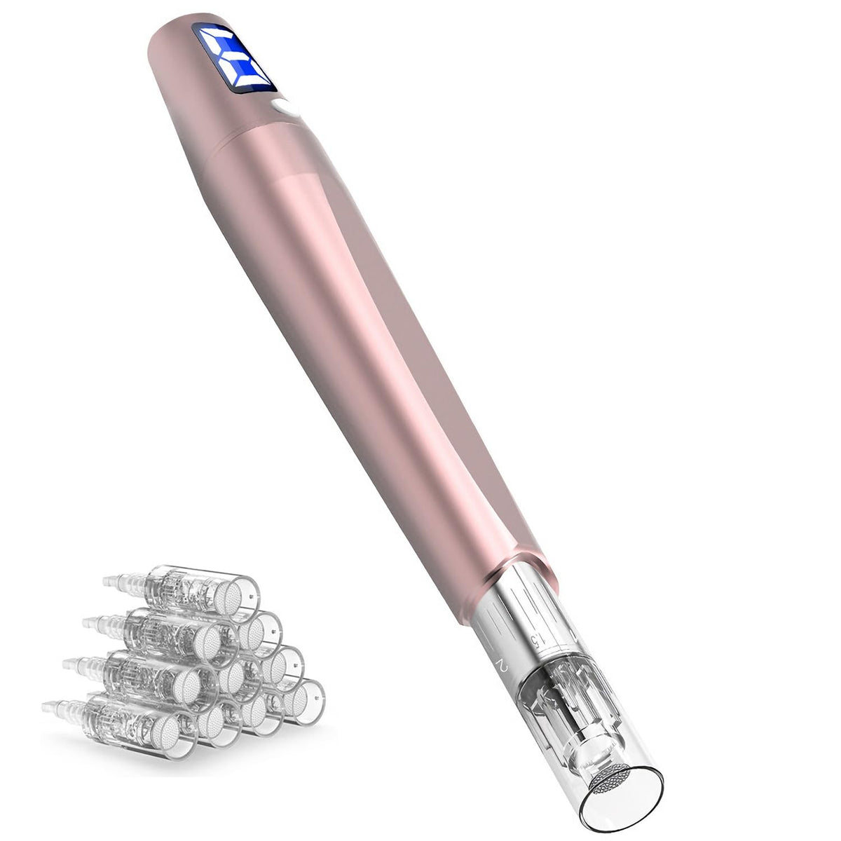 TrDLam Derma Roller Pen with ergonomic handle for comfortable at-home microneedling.