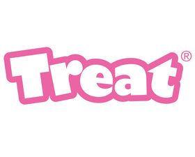 Treat Cotton Candy flavored balm close-up with glossy sheen