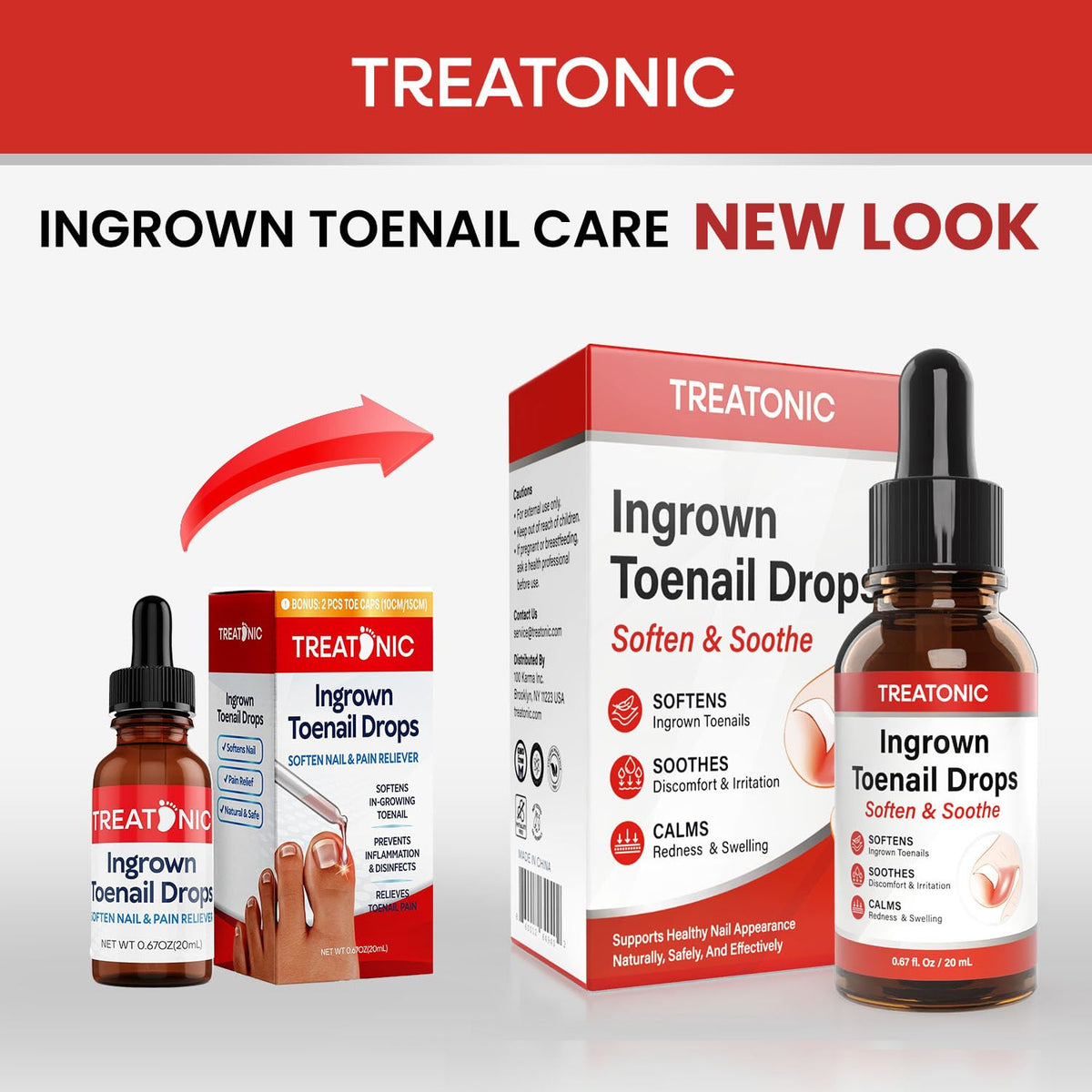 Treatonic 2-pack product box visible in the image