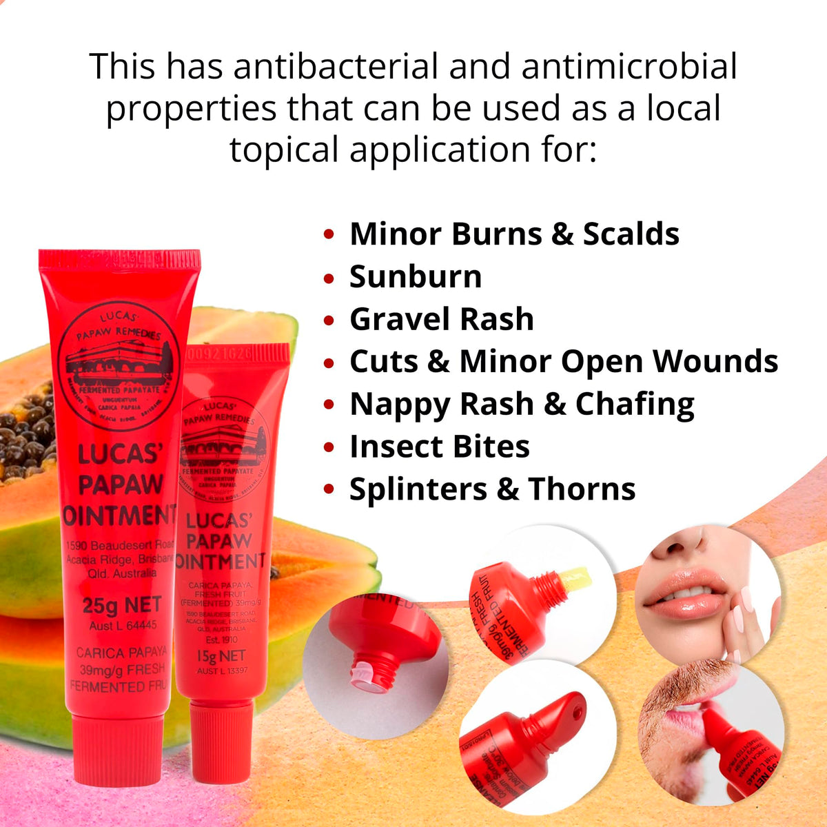 Treats from Home Australian pawpaw fruit image showcases natural origins and purity.