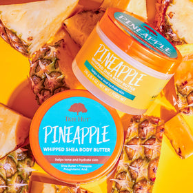Tree Hut Pineapple Whipped Shea Butter scent close-up