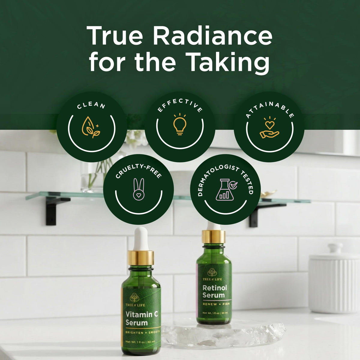 Tree of Life Beauty Dermatologist-tested cruelty-free skincare you can trust.