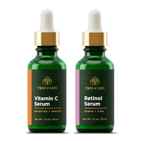 Tree of Life Beauty Vitamin C Serum bottle brightens and smooths the skin.