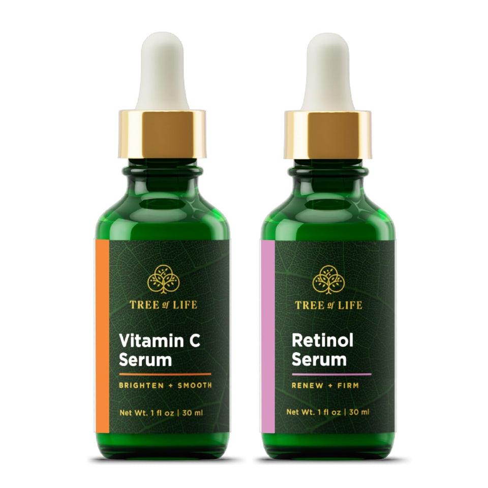 Tree of Life Beauty Vitamin C Serum bottle brightens and smooths the skin.