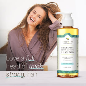 Tree To Tub Argan oil shampoo lather close-up highlighting nourishment and shine.