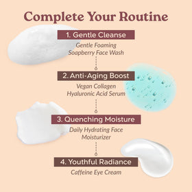 Tree To Tub caffeine eye cream ingredients visual shows hyaluronic acid and peptides.