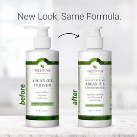 Tree To Tub curly hair detangling close-up shows frizz-free, manageable strands.