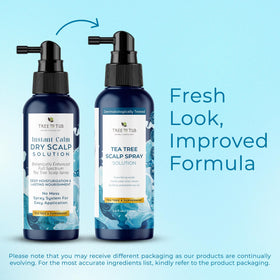 Tree To Tub tea tree ingredient icon highlighting botanical blend for scalp care