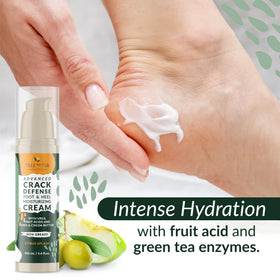 Tree To Tub Foot Cream texture close up, lightweight moisture without greasiness