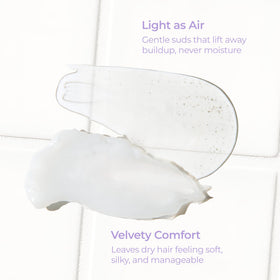 Tree To Tub Lavender routine in bathroom creates a soothing spa-like moment.