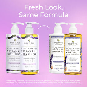 Tree To Tub Lavender Hair texture after washing with soft, manageable results.