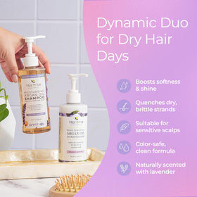 Tree To Tub Lavender set packaging highlights natural ingredients and sulfate-free care.