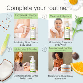 Tree To Tub Peppermint Body Wash cucumber and aloe vera soothe