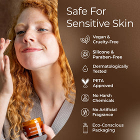 Tree To Tub retinol cream on skin showing smooth, nourished look