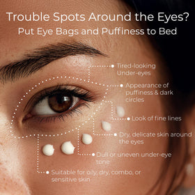 Tree To Tub Retinol Under Eye Cream packaging front highlights premium design.