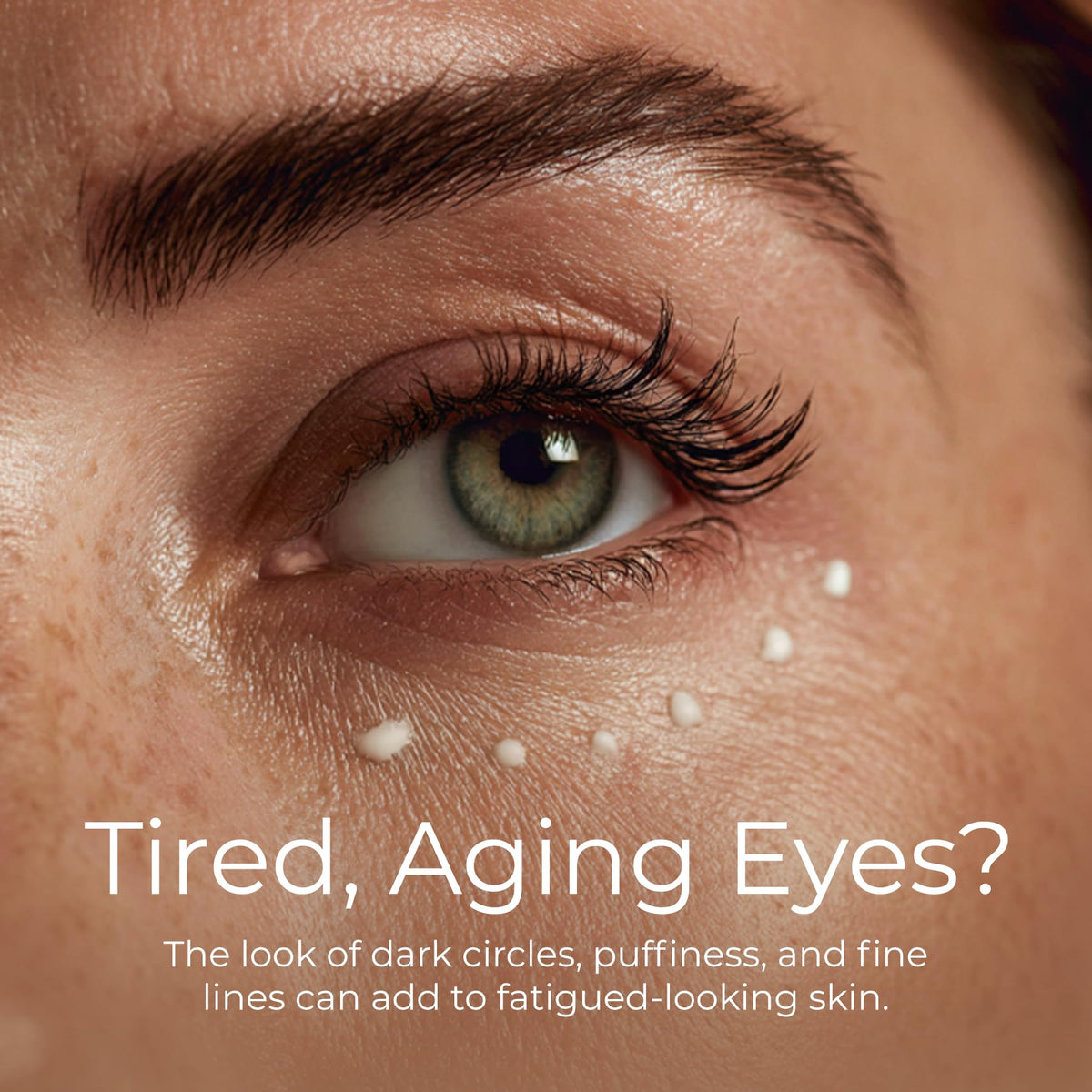 Tree To Tub Retinol Under Eye Cream texture shows silky night-time formula.