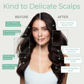 Tree To Tub soapberry extract label signals gentle cleansing for a smooth scalp