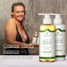 Tree To Tub sulfate-free conditioner bottle delivering frizz control and moisture