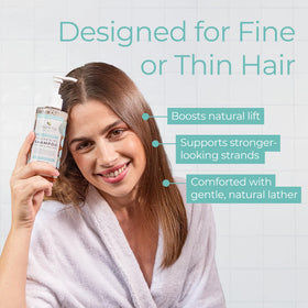 Tree To Tub shampoo label features tea tree and aloe vera for scalp balance.
