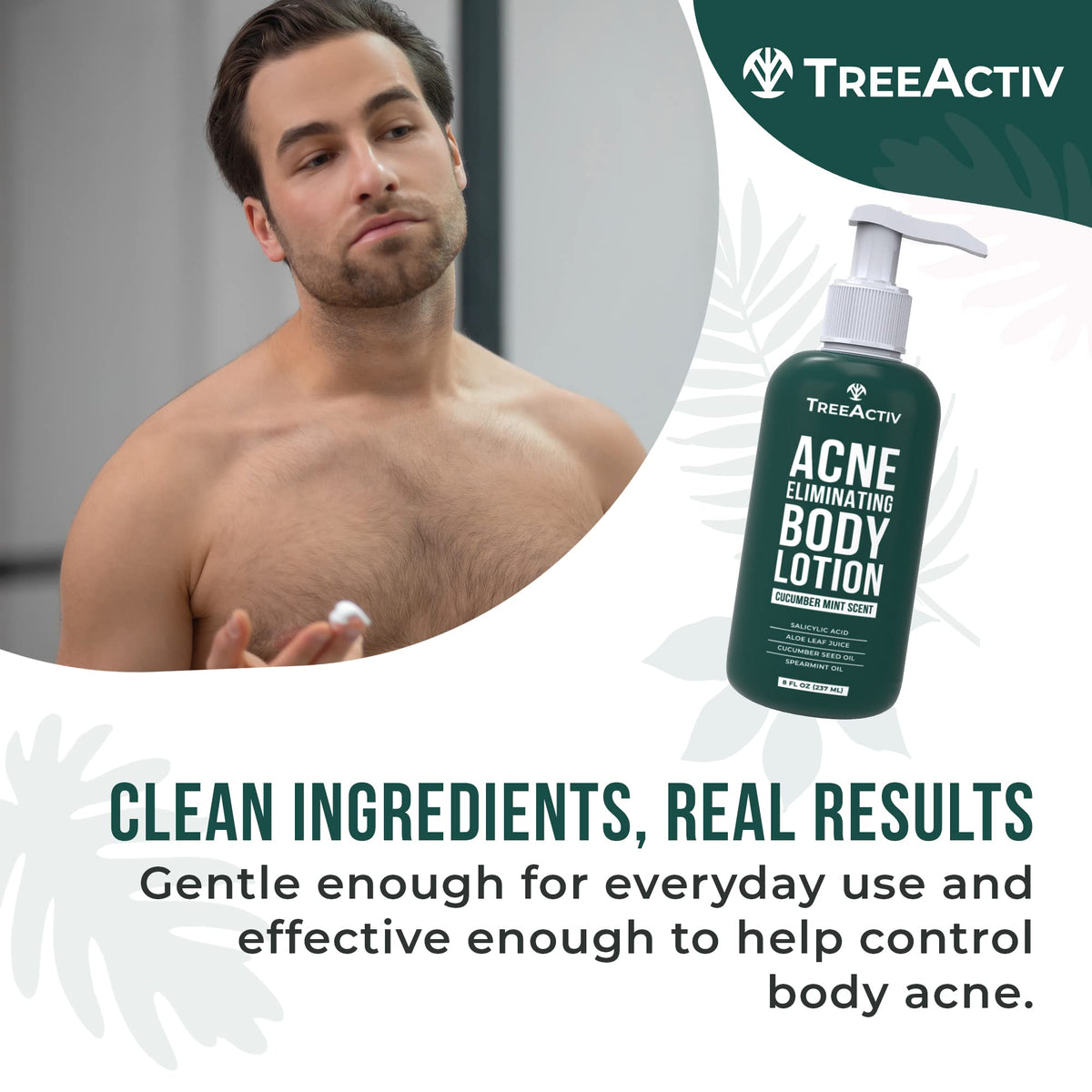 TreeActiv cucumber mint scent promotes a refreshing daily routine