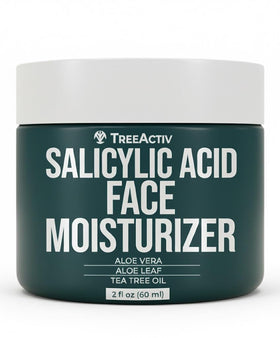 TreeActiv Acne Eliminating Face Cream jar — quick-absorbing texture for clearer skin.