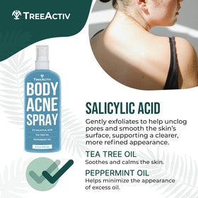TreeActiv bottle with label design highlighting easy-to-use spray.