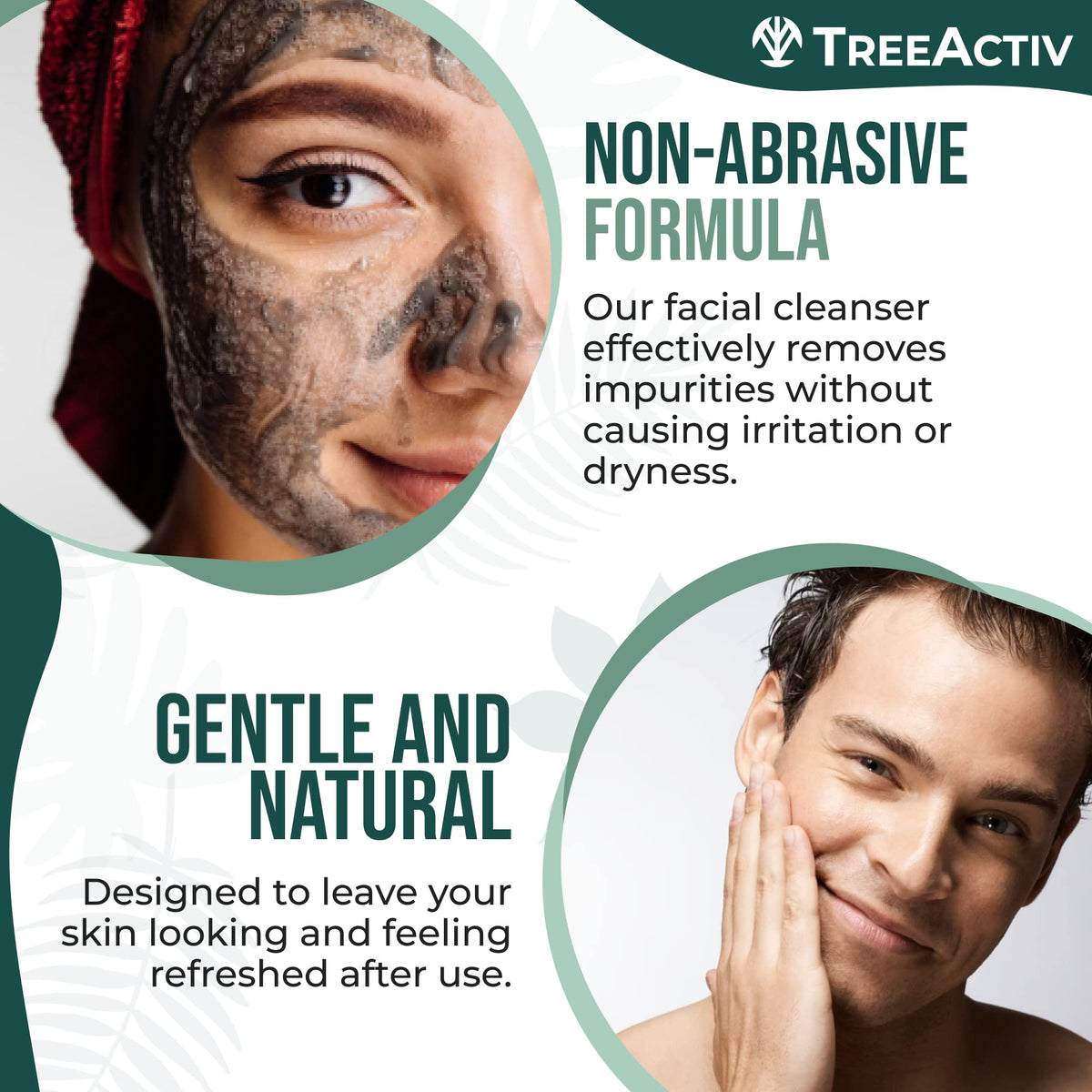 TreeActiv face wash for all skin types including dry oily and sensitive