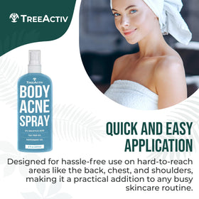 TreeActiv fast-absorbing formula dries quickly with no sticky residue.