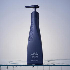 TREECELL Night Collagen Shampoo carrot leaf extract nourishes scalp.