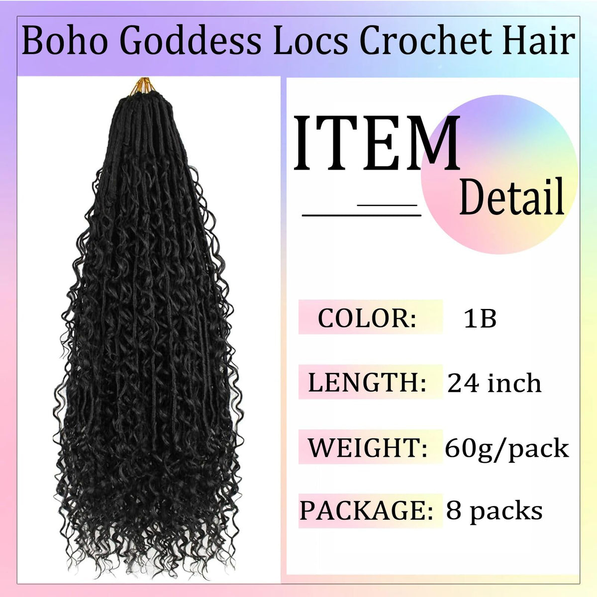 Trekci Goddess Locs no shedding for smoother daily styling.