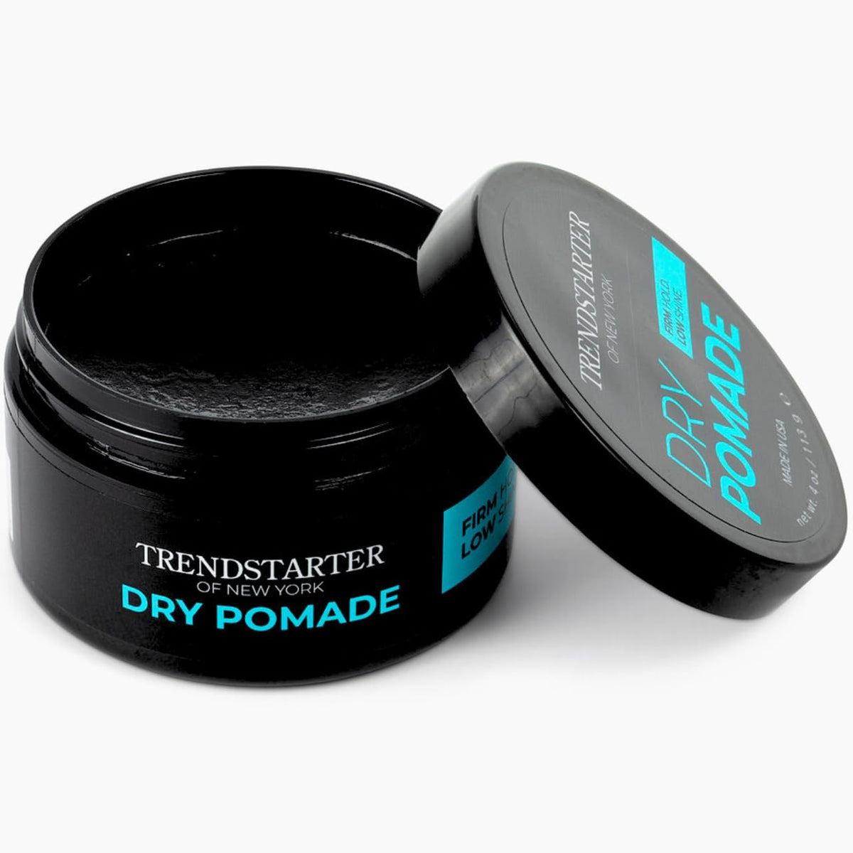 Styled hair under bright light with all-day hold