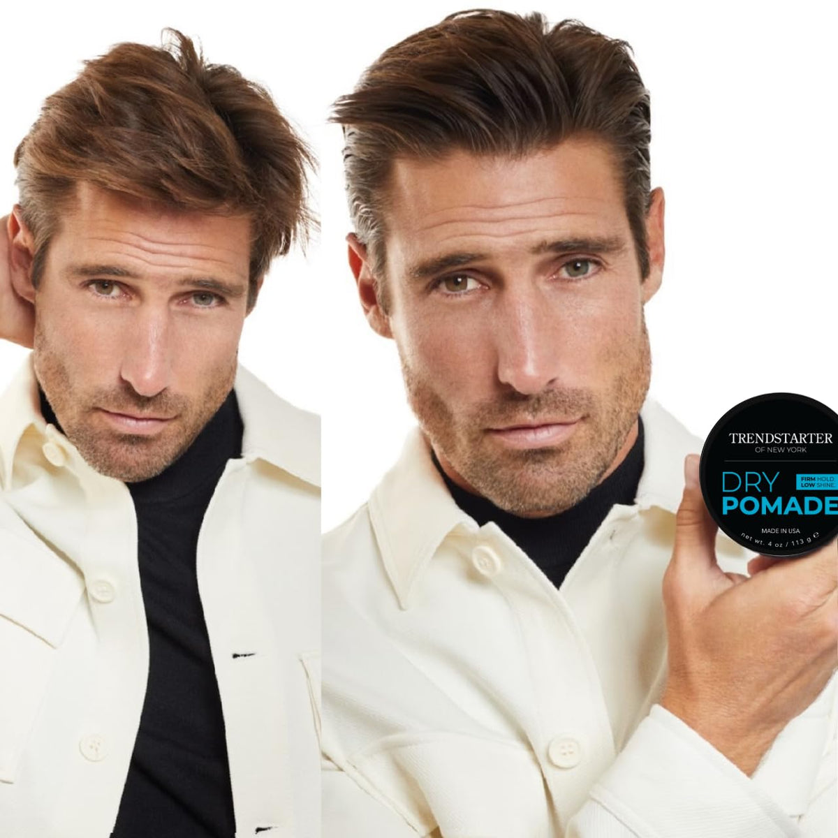 Close-up of pomade texture for smooth application