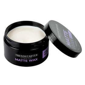 TRENDSTARTER Matte Wax application scene illustrating all-day natural control