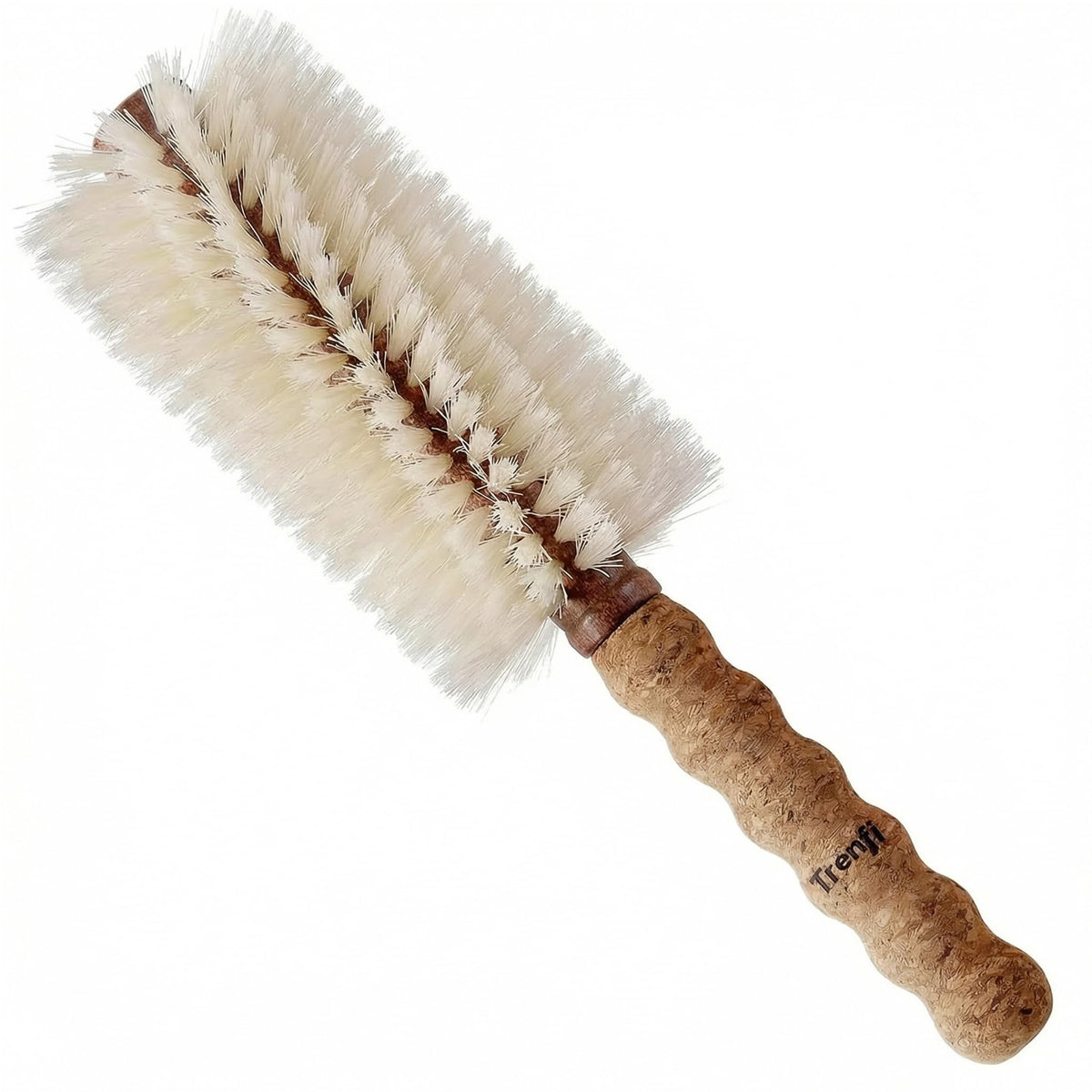 Trenfi boar bristle round brush 2.75-inch barrel for even heat and smooth volume