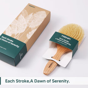 TRENFI care tip avoid standing water to preserve wood color and bristle performance.