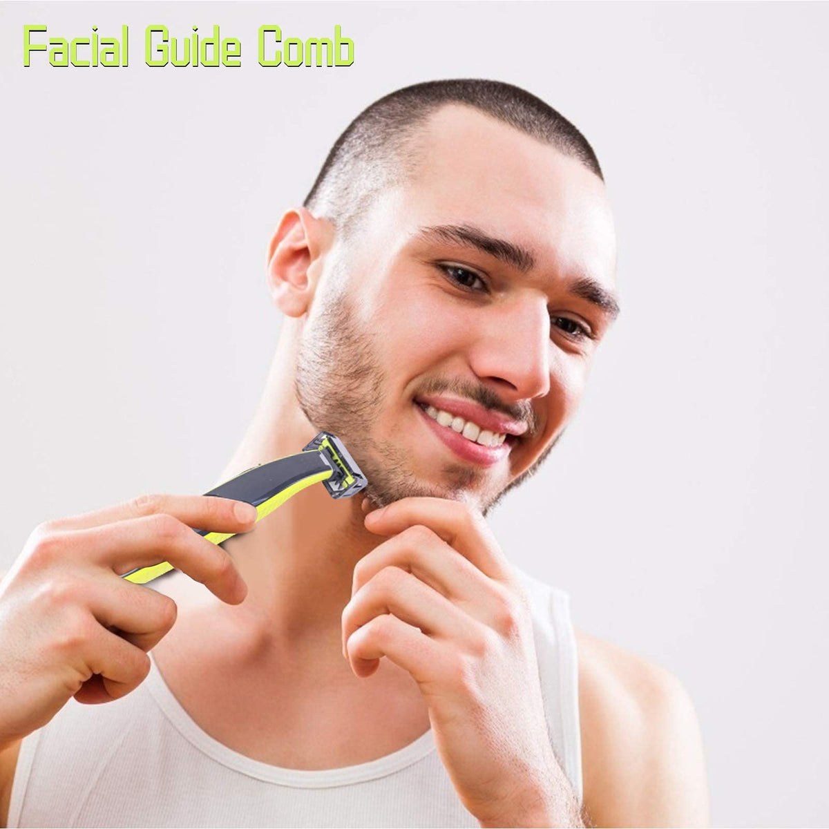 TRESBOUTIQUE guide comb 3.5mm supports fuller beard shaping with comfort.