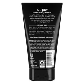TRESemmé Air Dry Smoothing Cream dispense shows easy, even application for frizz-free results.