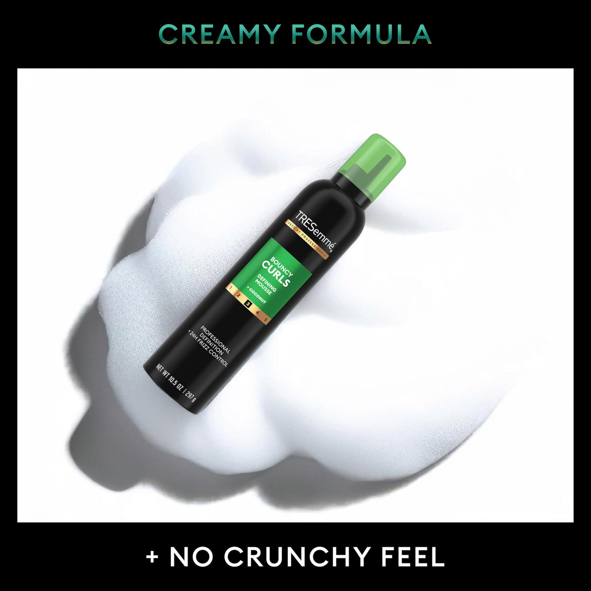 TRESemmé Flawless Curls Mousse diffusing for voluminous waves.